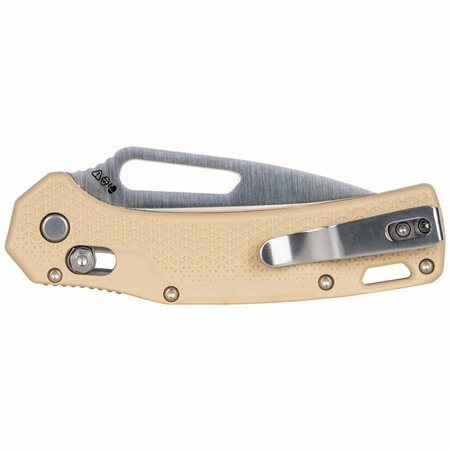 Klein Tools KTO Resurgence Knife, Tanto Blade, Sand Handle OGK001TNT